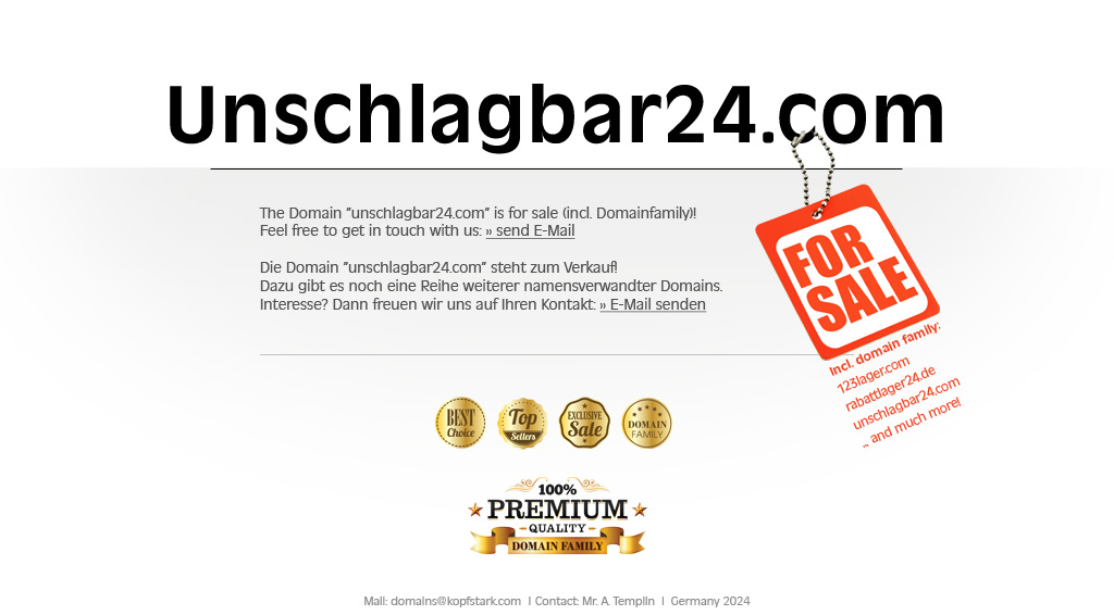 unschlagbar24.com for sale!